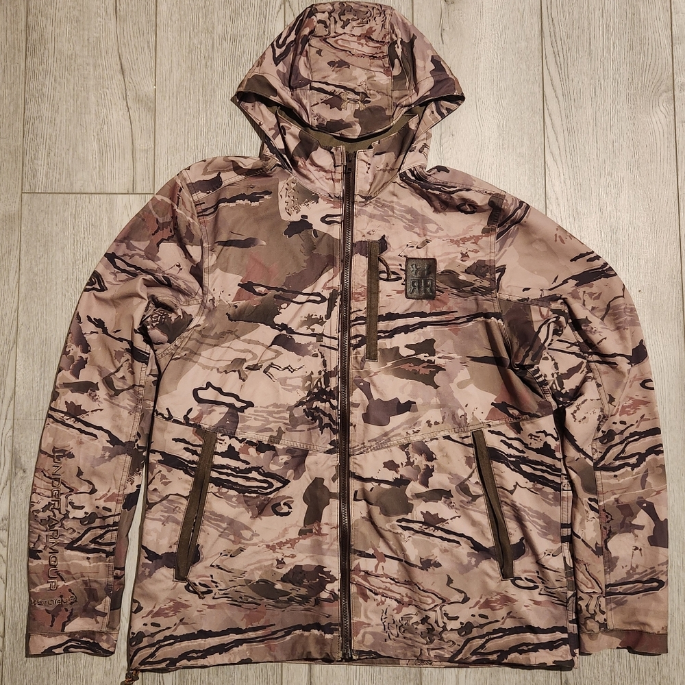 Under Armour Ridge Reaper Storm2 Camo Hunting Jacket Mens XL